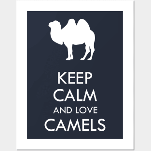 Keep calm and love camels Posters and Art